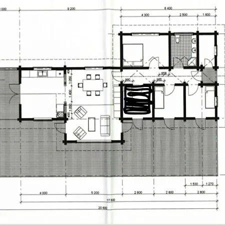 Dom wakacyjny Log Near With Garden Shelter